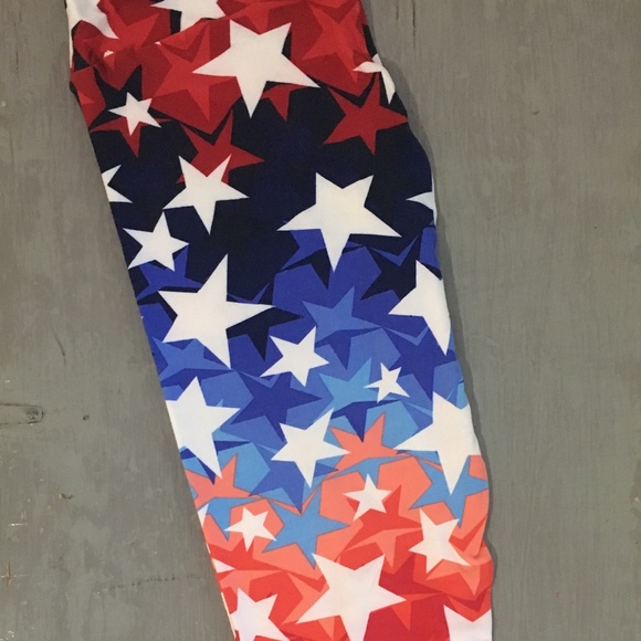 LuLaRoe Americana Leggings - Picture 1 of 2